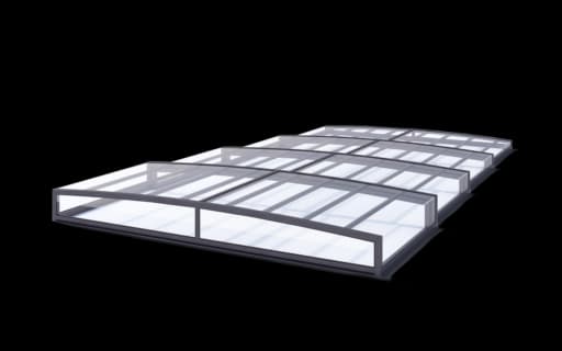 Model P9 — zastřešení bazénu